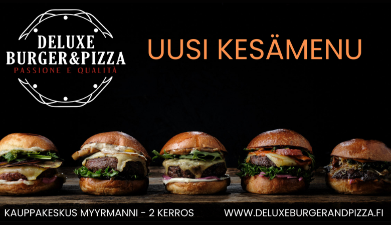 Deluxe Burger Pizza Burgeriateriat Kahdelle Vantaa