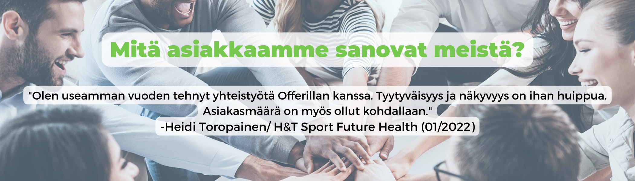 Referenssi. Heidi Toropainen, H&T Sport Future Health