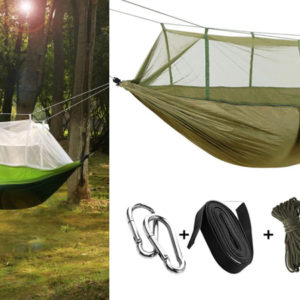 riippumatto hyttysverkolla