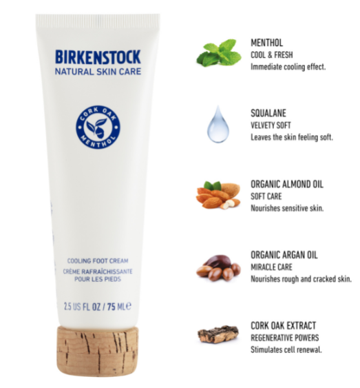 birkenstock cooling foot cream