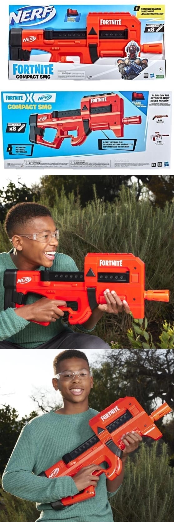 Nerf FortNite Compact SMG vaahtomuoviase