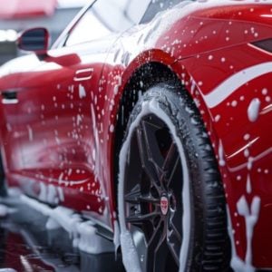 Henkilöauton käsinpesu ja sisäpuhdistus kevytvahauksella tai kovahauksella, Frenckellin Autopesu Renkaiden Vaihto