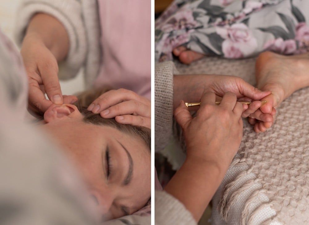 vauvahoivaklinikka, postpartum-hoito, synnytyksen käynnistys, vyöhyketerapia