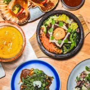 Korealainen kuuden ruokalajin maistelumenu 2-4lle jopa -56 % Helsinki, Sörnäinen, Pocha Korean Street dining