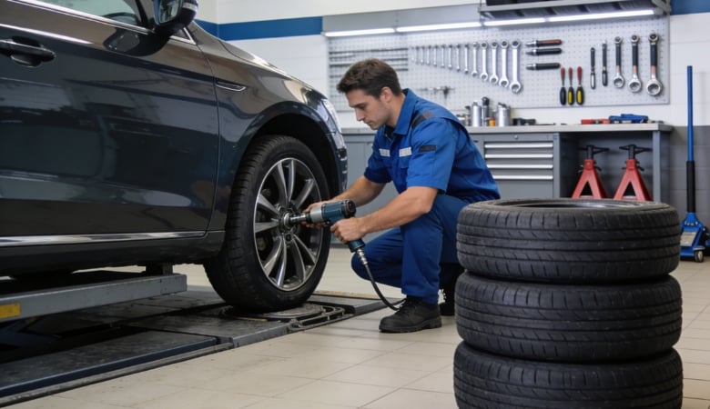 Auton renkaiden vaihto | 19,90 € | Tuusula - Henkilöauton renkaiden vaihto